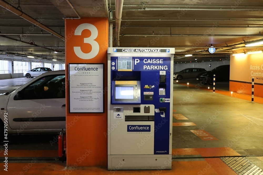 Parking pour station