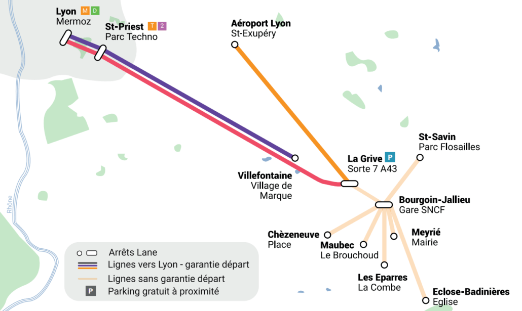 Les lignes de covoiturage Lane, solution préconisées par le rapport du GIEC.